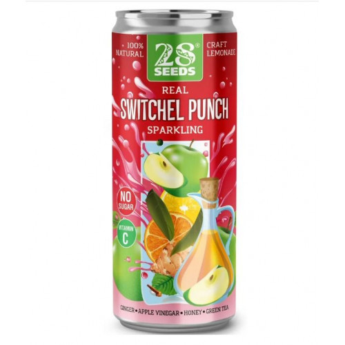 Напиток свитчел пунш “switchel punch” среднегаз. с соком ж/б 330 мл | 28seeds Напиток свитчел пунш “switchel punch” среднегаз. с соком ж/б 330 мл | 28seeds