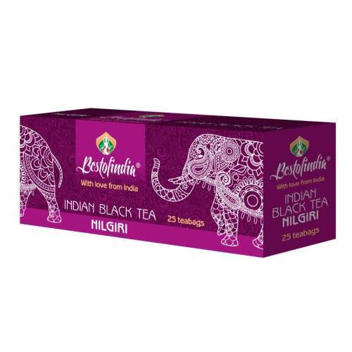 Чай NILGIRI INDIAN BLACK TEA чёрный индийский пакетированный 25х2г Bestofindia 50г Чай NILGIRI INDIAN BLACK TEA чёрный индийский пакетированный 25х2г Bestofindia 50г