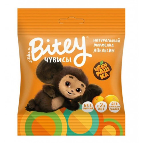 Мармелад Bitey “Чувисы” Апельсин 20 г | Bite Мармелад Bitey “Чувисы” Апельсин 20 г | Bite