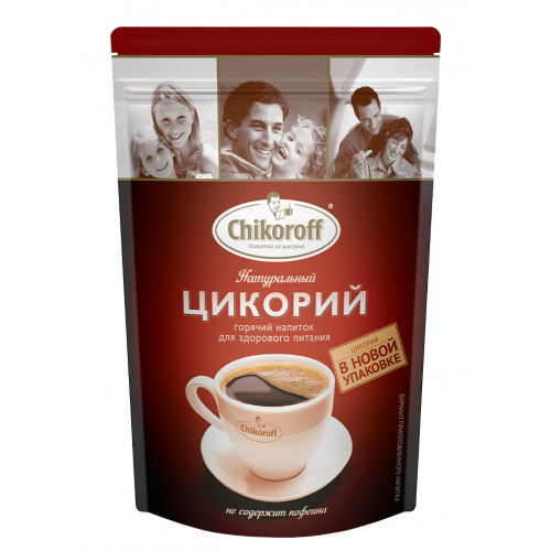 Цикорий натуральный растворимый chikoroff дой-пак 100г