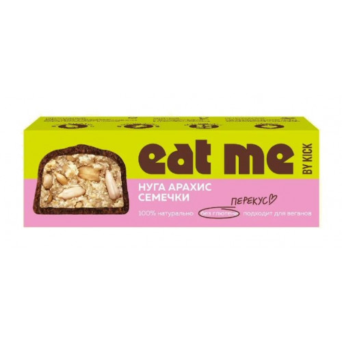 Батончик EatMe шоколадный с ахарисом 45г Батончик EatMe шоколадный с ахарисом 45г