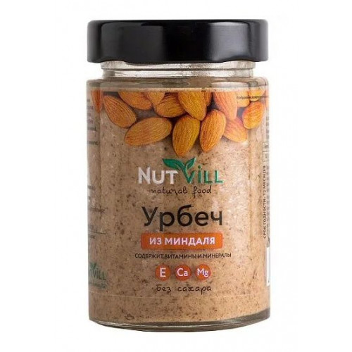 Урбеч из миндаля 180 г | Nutvill Урбеч из миндаля 180 г | Nutvill