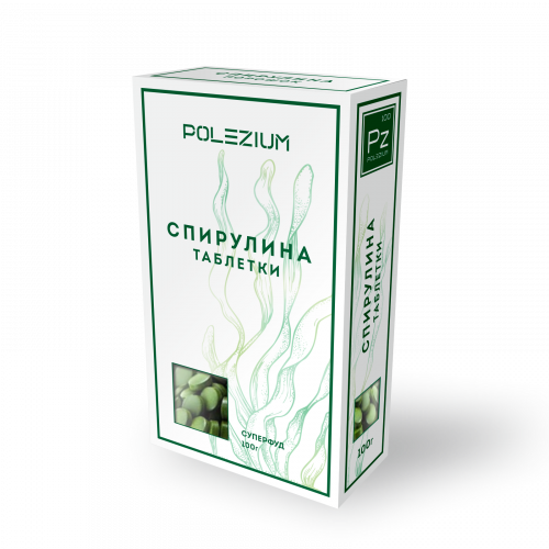 Полезиум "Спирулина таблетки" 100г