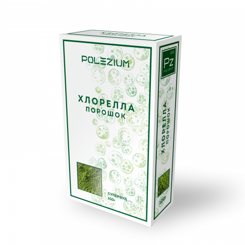 Хлорелла органик порошок Polezium, 100 г Хлорелла органик порошок Polezium, 100 г