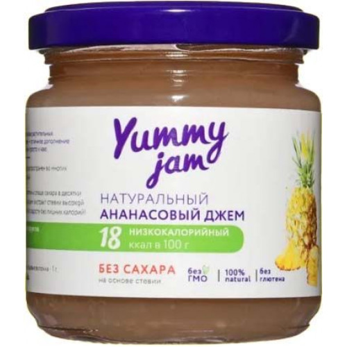 Джем Ананасовый, низкокалорийный Yummy 200г