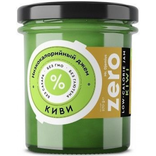 Джем Киви низкокалорийный 270 г | Mr. Djemius ZERO Джем Киви низкокалорийный 270 г | Mr. Djemius ZERO