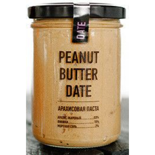 Паста арахисовая с фиником DATE 200 г | Биопродукты Паста арахисовая с фиником DATE 200 г | Биопродукты