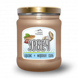 Урбеч из арахиса с розовой солью, ДарыПамира, 230г.