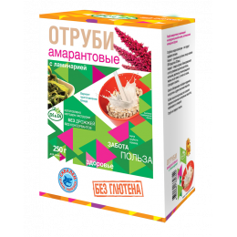 Отруби амарантовые с ламинарией 250г