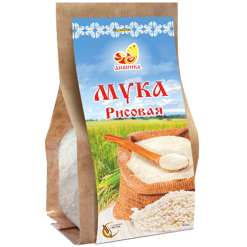 Мука рисовая без глютена 300 г | Дивинка