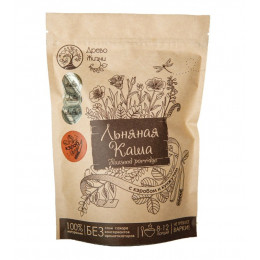 Каша льняная с кэробом и кунжутом 400г Каша льняная с кэробом и кунжутом 400г
