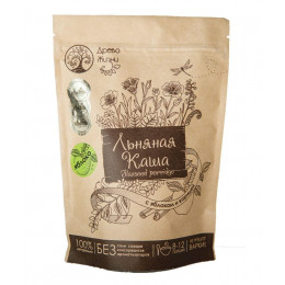 Каша льняная с яблоком и корицей 400г Каша льняная с яблоком и корицей 400г
