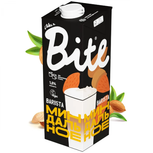 Растительный миндальный напиток Bite Barista 1 литр Растительный миндальный напиток Bite Barista 1 литр