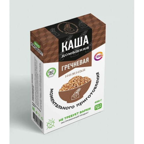 Каша гречневая нежная быстрого приготовления 400 г | Эко продукт Каша гречневая нежная быстрого приготовления 400 г | Эко продукт