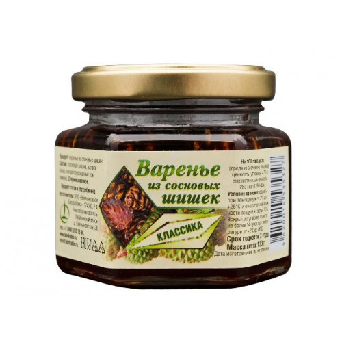 Варенье сосновых шишек стекло 130 г | Емельяновская Биофабрика