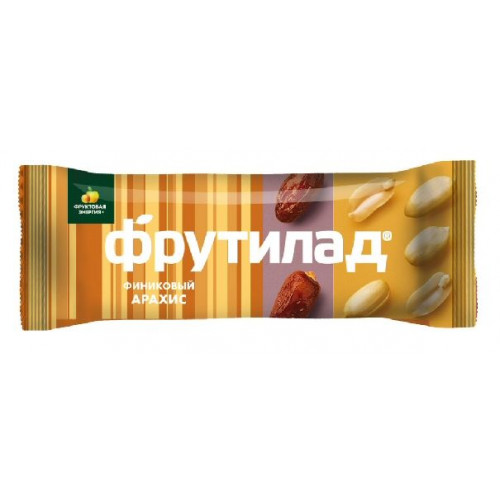 Батончик "Фрутилад" финиковый шоколад с арахисом 30г Батончик "Фрутилад" финиковый шоколад с арахисом 30г