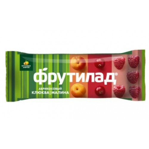 Батончик "Фрутилад" Клюква-Малина 30г Батончик "Фрутилад" Клюква-Малина 30г