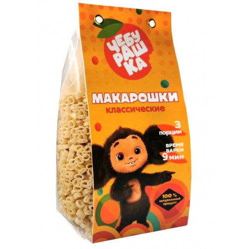 Макарошки детские "Чебурашка" Классические 250г