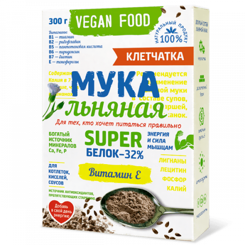 Мука льняная “Питайся правильно” Vegan food 300 г | Компас Здоровья Мука льняная “Питайся правильно” Vegan food 300 г | Компас Здоровья