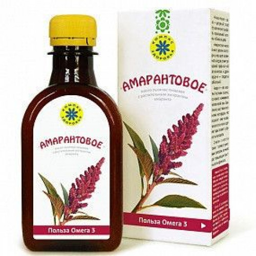 Масло льняное "Амарантовое" 200мл Масло льняное "Амарантовое" 200мл