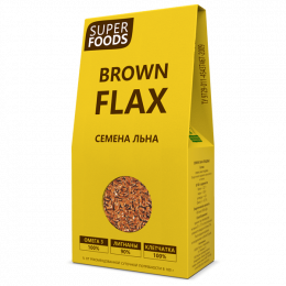 Лён коричневый семена "Brown flax seeds" 150г