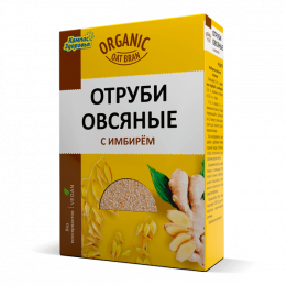 Отруби овсяные с имбирём 200г Отруби овсяные с имбирём 200г