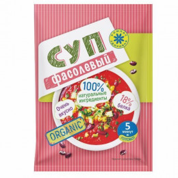 Суп-пюре "Фасолевый" 10стиков*30г Суп-пюре "Фасолевый" 10стиков*30г