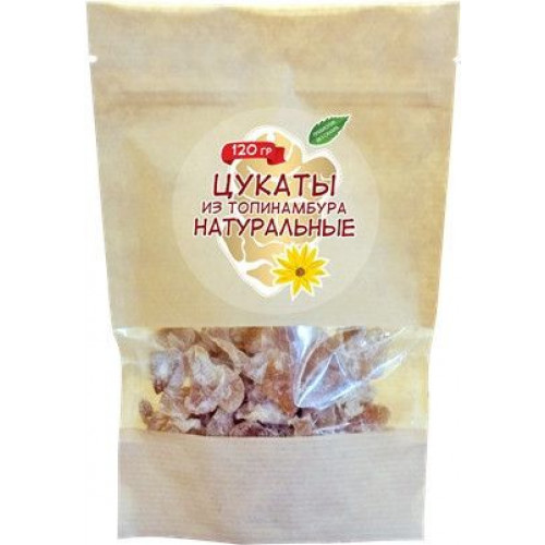 Цукаты из топинамбура натуральные 120 г | Купецкий посад Цукаты из топинамбура натуральные 120 г | Купецкий посад