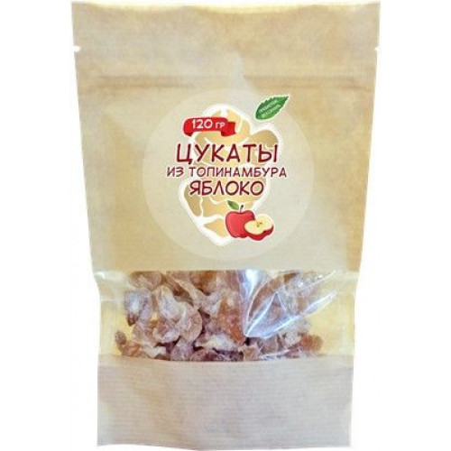 Цукаты из топинамбура с яблоком 120г Цукаты из топинамбура с яблоком 120г