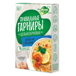 Рис бурый с овощами Образ жизни, 300 г Рис бурый с овощами Образ жизни, 300 г