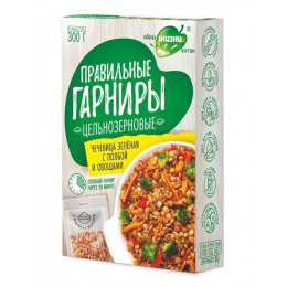 Чечевица зеленая с полбой и овощами Образ жизни, 300 г Чечевица зеленая с полбой и овощами Образ жизни, 300 г