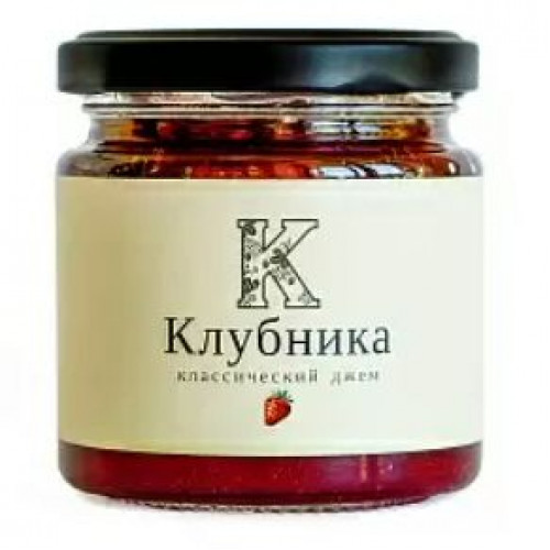 Джем Клубника классический 220 г | Русский лес Джем Клубника классический 220 г | Русский лес