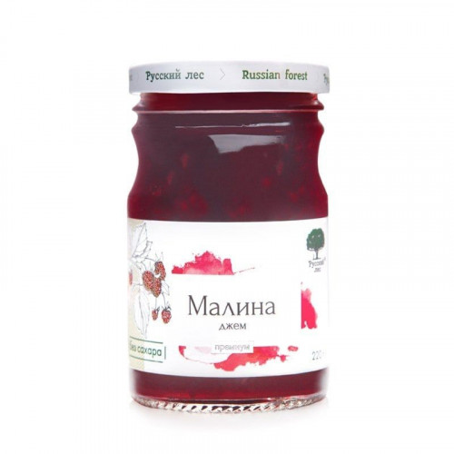 Джем Малина (премиум) 220 г | Русский лес