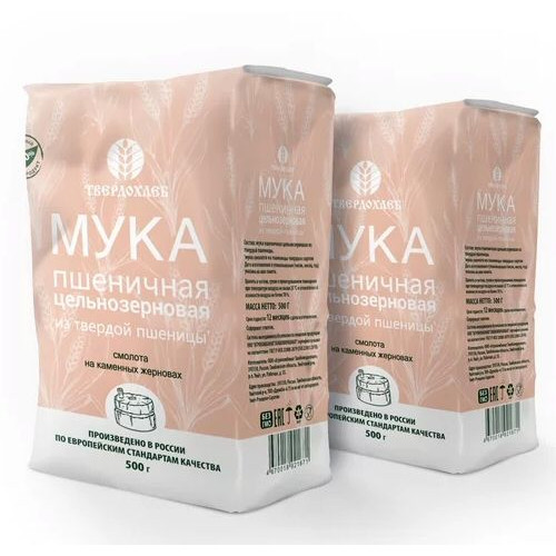 Мука пшеничная ц\з из твёрдых сортов пшеницы 500г