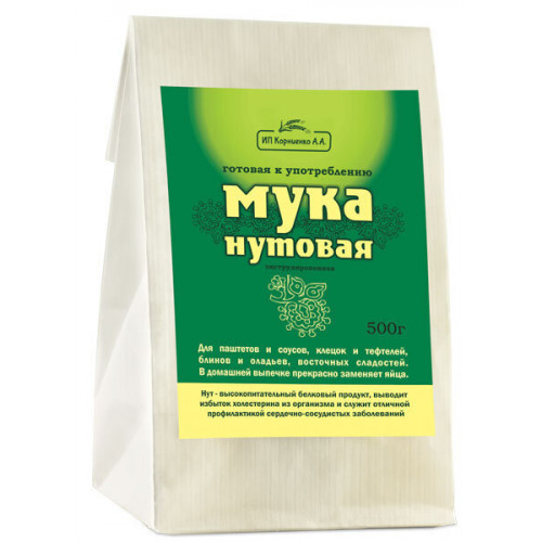 Мука нутовая 500г | Вкусное Дело