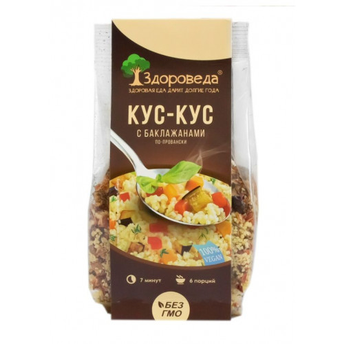 Кус-кус с баклажанами по-провански 200г Кус-кус с баклажанами по-провански 200г
