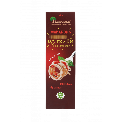 Макароны полбяные "Спагетти" ц/з 350г Макароны полбяные "Спагетти" ц/з 350г