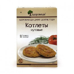 Котлеты нутовые 280г Котлеты нутовые 280г